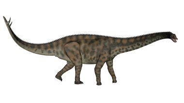 Spinophorosaurus dinozor - 3d render yürümek