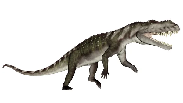 Rugido de dinosaurios Prestosuchus - 3D render — Foto de Stock