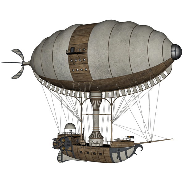 Hot air balloon - 3D render