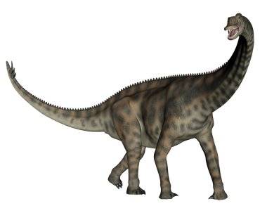 Spinophorosaurus dinozor - 3d render ayakta