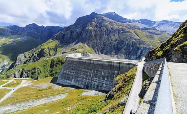 Grande Dixence dam, Valais, Szwajcaria — Zdjęcie stockowe