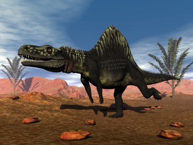 Arizonasaurus dinozor - 3d render