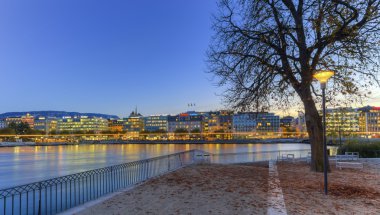Geneva Rousseau Adası, İsviçre, Hdr nehir