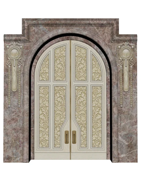 Palace entrance - 3D render — Stock Photo, Image