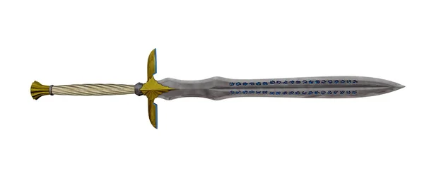 Elf zwaard - 3d render — Stockfoto