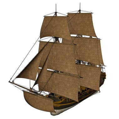 Licorne gemi - 3d render