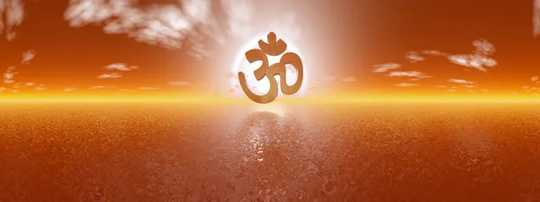 Aum symbol - 3D render — Stock Photo, Image