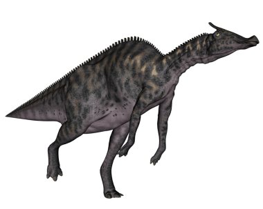 Saurolophus dinozor - 3d render