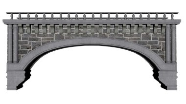 Antik Köprüsü - 3d render