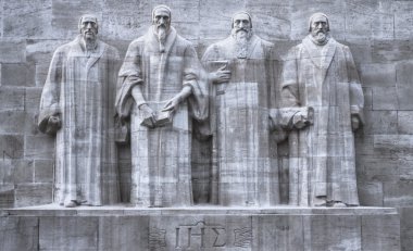 Reformcular duvar, Cenevre, İsviçre, Hdr