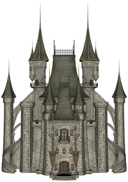 Castillo - 3D render — Foto de Stock