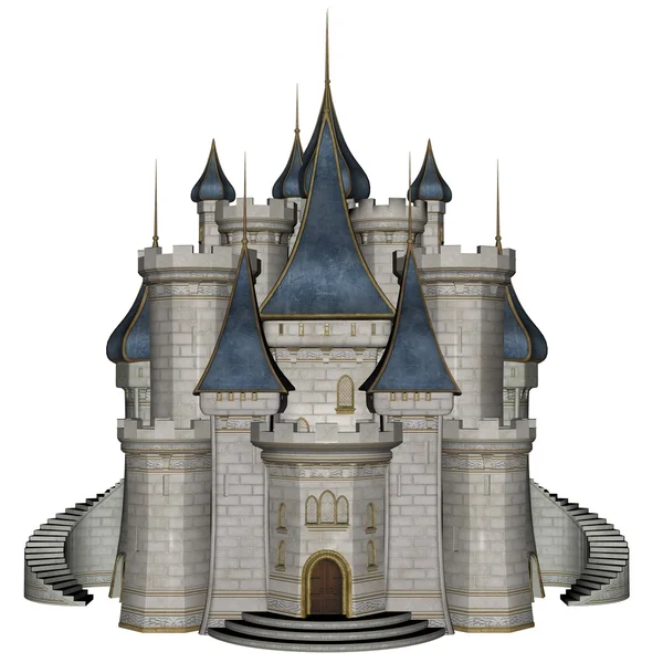 Castillo - 3D render — Foto de Stock