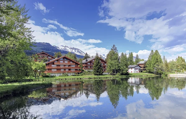 Crans-Montana, Valais, Szwajcaria — Zdjęcie stockowe