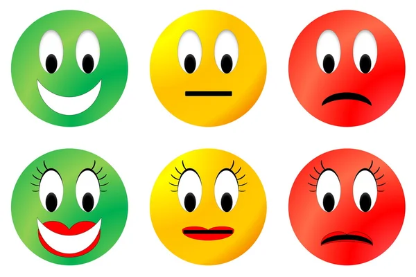 Colorful smiley — Stock Photo, Image