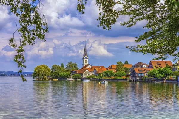 Gereja di Berlingen, Thurgau, Swiss — Stok Foto