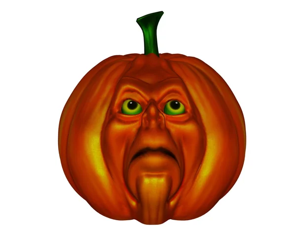 Κολοκύθα Halloween - 3D — Φωτογραφία Αρχείου