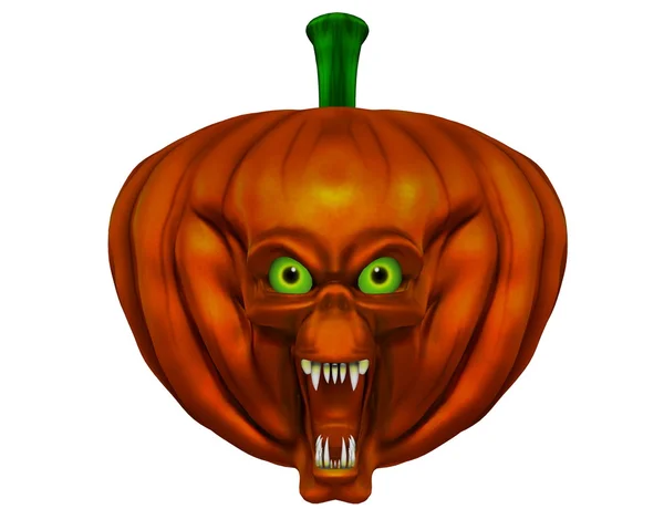 Citrouille d'Halloween - rendu 3D — Photo