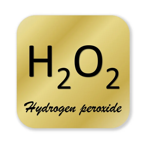 Hydrogen peroxide symbol — Stock Photo, Image