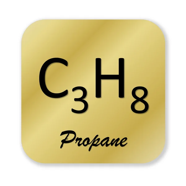 Propane symbol — Stock Photo, Image