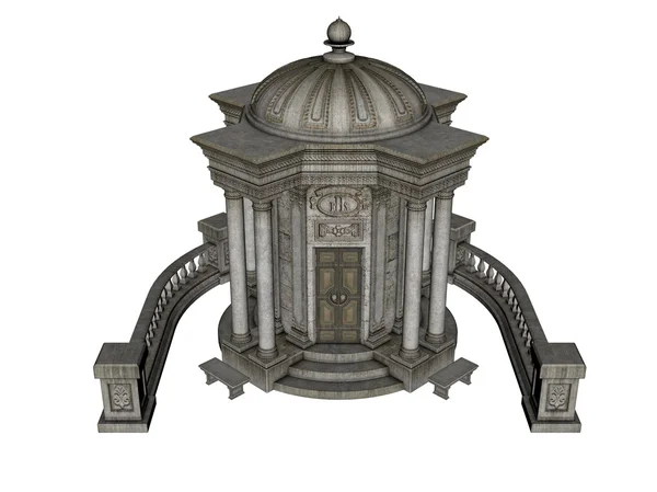 Antigua casa - 3D render — Foto de Stock