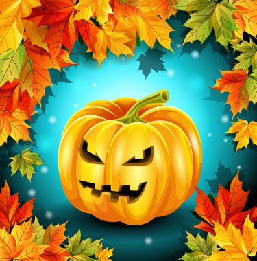 Cadılar Bayramı tatil için kalite poster. Vektör çizim.