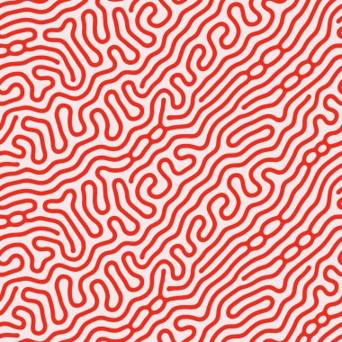 Karmaşık, pürüzsüz desen. Maze soyut organik doku. Vektör illüstrasyonu.