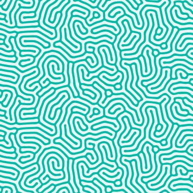 Karmaşık, pürüzsüz desen. Maze soyut organik doku. Vektör illüstrasyonu.