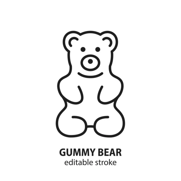 gummy bear cartoon drawing  Bear stencil, Easy doodle art, Simple