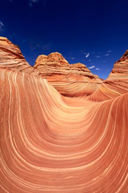 Dalga Navajo Arizona ABD oluşumunda kum