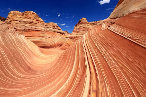 Wave Navajo písek formaci Arizona USA — Stock fotografie