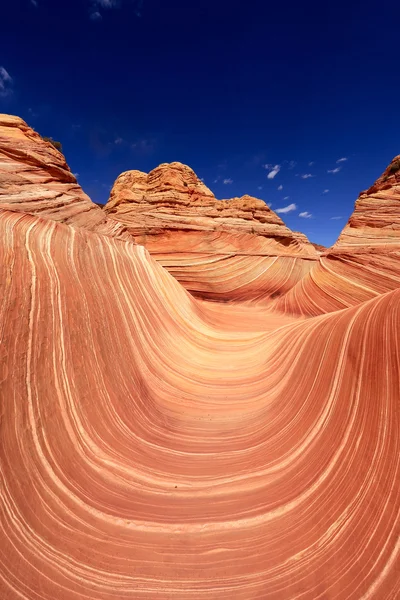 A hullám Navajo homok formációban, Arizona USA-ban — Stock Fotó