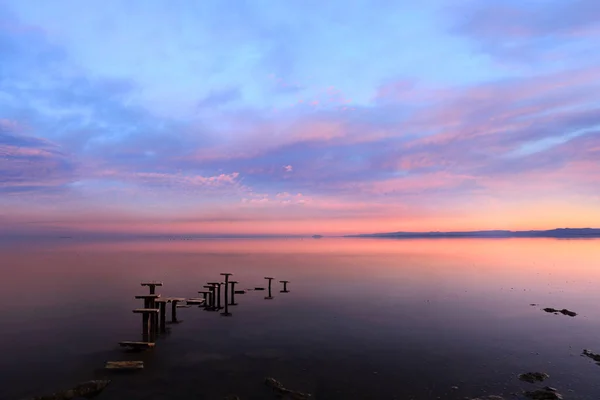 Calm Peaceful Waters Bombay Beach California Salton Sea — Stock Photo, Image