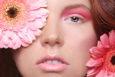 Güzel ve mutlu bir kadın görüntü güzellik 