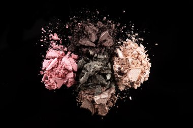 Siyah arka plan üzerine göz farı ayarlar