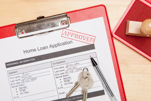 Mortgage application form — Stock Photo, Image