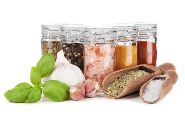 Set of different herbs and spice — Stock Photo, Image