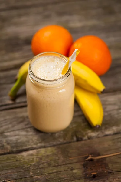 Verse bananen shake — Stockfoto