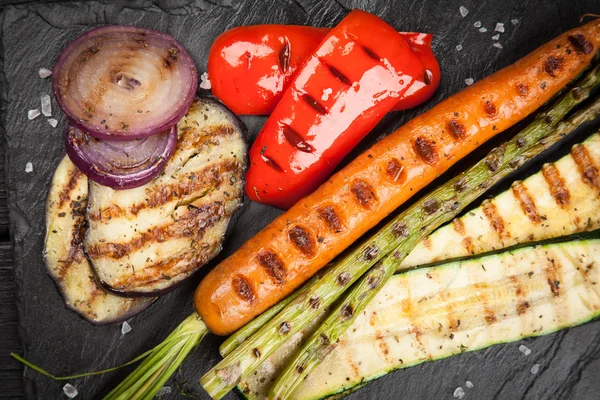 Sortiment av grillade grönsaker — Stockfoto