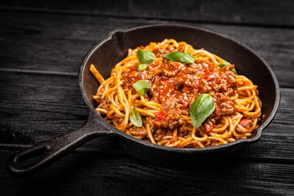 Espaguetis tradicionales boloñeses —  Fotos de Stock