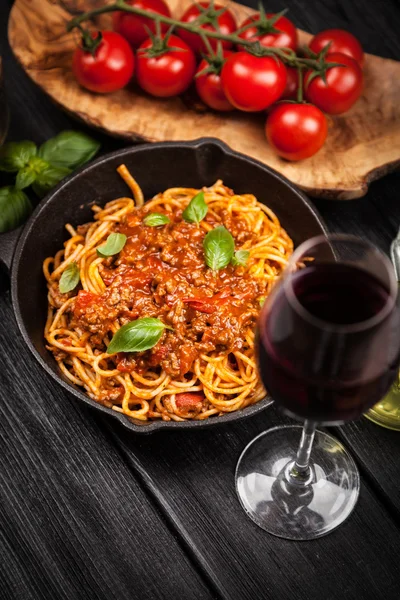 Tradiční špagety bolognese — Stock fotografie