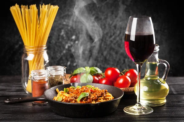 Traditionella spaghetti bolognese — Stockfoto