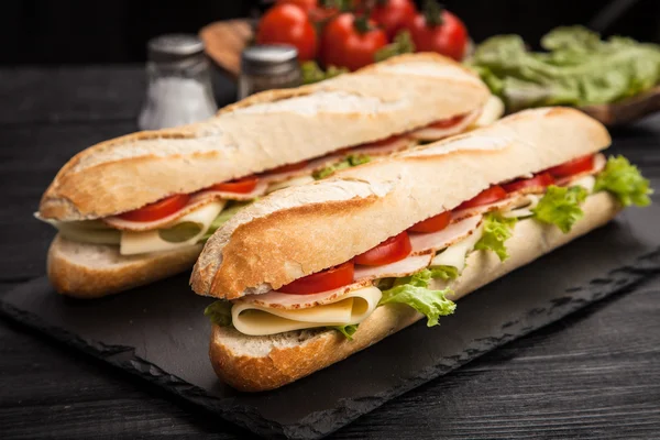 पॅनिनी ग्रिल केलेले सँडविच — स्टॉक फोटो, इमेज
