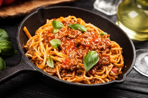 Traditionella spaghetti bolognese — Stockfoto