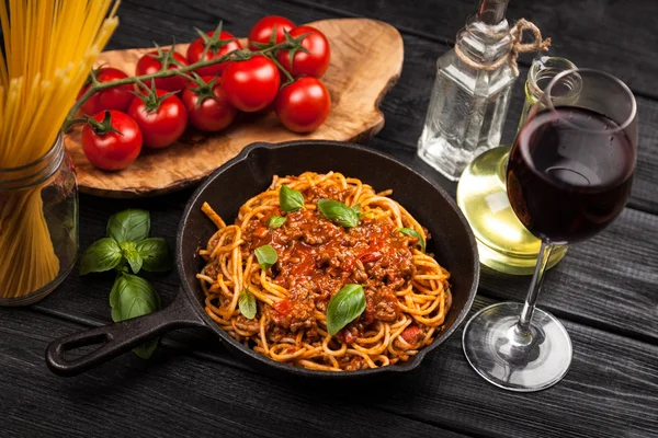Traditionele spaghetti bolognese — Stockfoto
