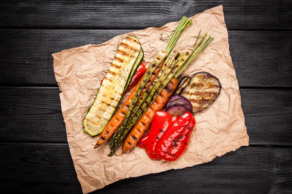 Assortimento di verdure grigliate — Foto Stock