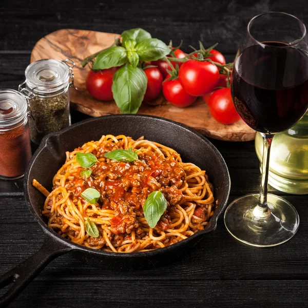 Traditionele spaghetti bolognese — Stockfoto