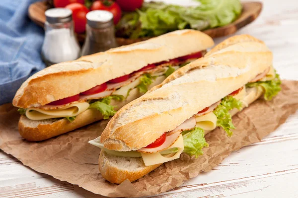 파니니 그릴된 샌드위치 — 스톡 사진