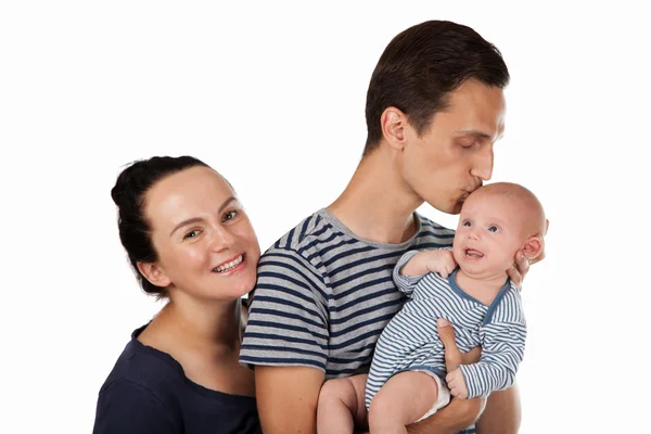 Young family of three — Stock Photo, Image