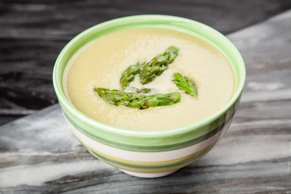 Zuppa di crema di asparagi — Foto Stock