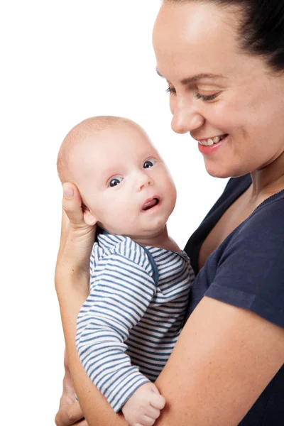 Moeder met haar baby dochter — Stockfoto